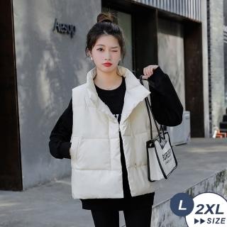 【LANNI 藍尼】★立領無袖羽絨背心(立領/翻領)