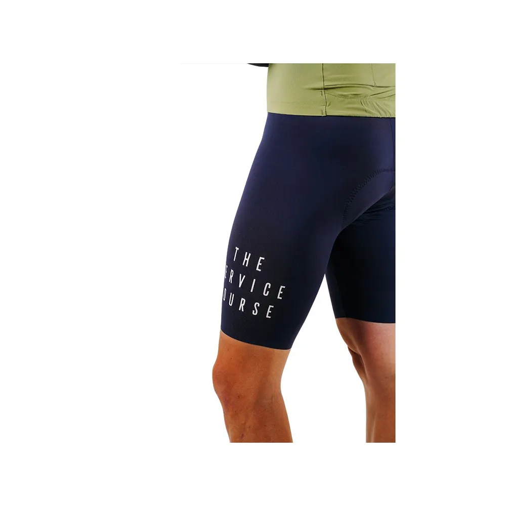 【The Service Course】Men Bib Shorts 2.0 男款連身車褲 藍色(B6SC-BBS-BL0XXM)