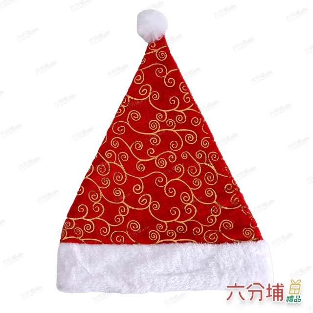 六分埔禮品 兒童紅絲絨燈帽-3入組(聖誕節耶誕節居家節慶DI