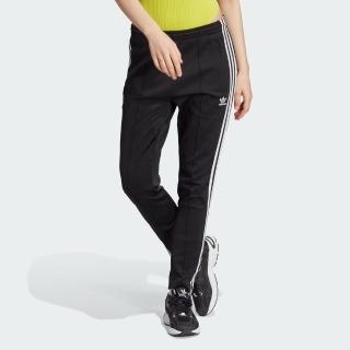 【adidas 愛迪達】SST Classic TP 女 長褲 運動 經典 三葉草 復古 休閒 拉鍊口袋 黑白(IK6600)