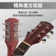 【Dulcette】40吋民謠吉他 含新手全套大禮包(初學者最佳選擇 古典吉他 手工製造 木吉他 原木)