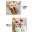 【漫格子】聖誕節限定 珊瑚絨襪子 聖誕毛襪 聖誕球包裝(交換禮物 聖誕禮物 聖誕襪子)