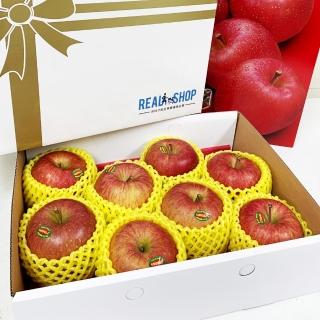 【RealShop】美國富士蜜蘋果3A等級 2.5kg±10%x1盒(8-10顆 真食材本舖)