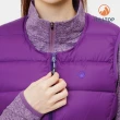 【Hilltop 山頂鳥】防潑水保暖蓄熱羽絨內背心 女款 紫 PF25XFH5ECJ0