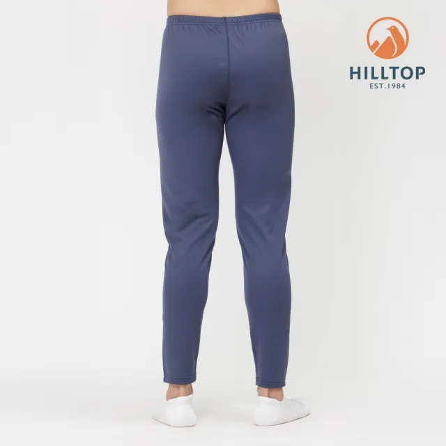 【Hilltop 山頂鳥】吸濕快乾保暖TORAY衛生褲 男款 藍｜PH57XM54ECE0(厚款)