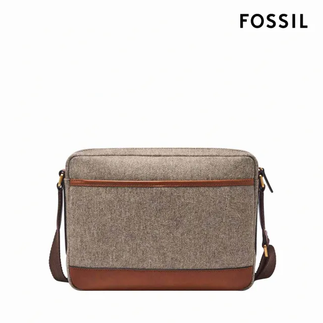 【FOSSIL 官方旗艦館】Bennett 羊毛小型郵差包-灰色 MBG9626020