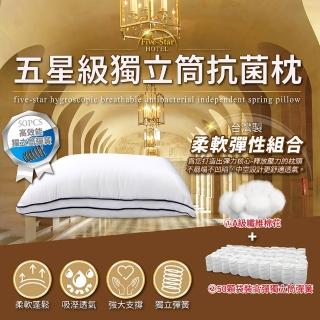 【Indian】五星級獨立筒抗菌枕(1入)