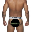 【ADDICTED】西班牙製 三件組網眼後空三角內褲  AD 網狀PUSH UP運動丁字褲 AD732P