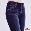 【BRAPPERS】女款 新美腳 ROYAL系列-中腰彈性喇叭褲(深藍)