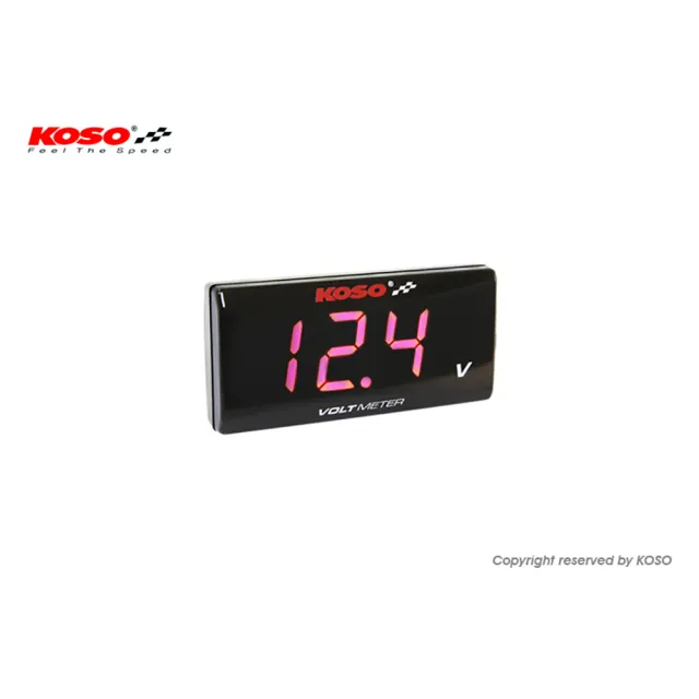 【KOSO】方形 超薄電壓錶、碼錶(電壓表、碼表)