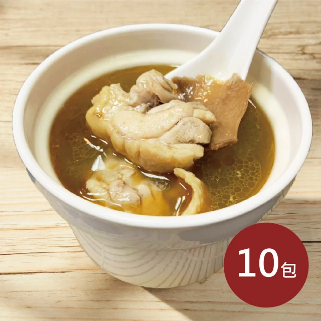 紅杉食品 鮮粹濃香菇雞湯 10入組270G/包(非即食 快速