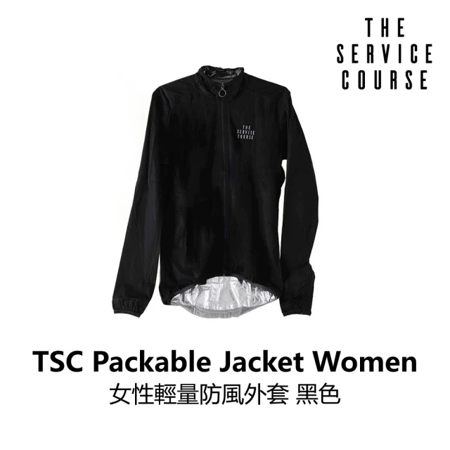 The Service CourseThe Service Course Packable Jacket Women 女性輕量防風外套 黑色(B6SC-PSJ-BK0XXW)