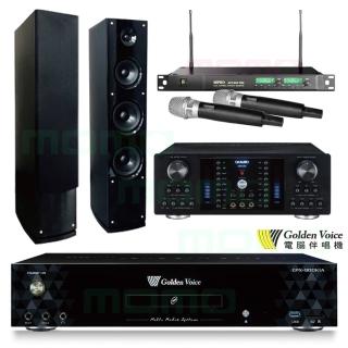 【金嗓】CPX-900 K1A+OKAUDIO DB-8AN+ACT-869+AS-138(6TB伴唱機+擴大機+無線麥克風+落地式喇叭)
