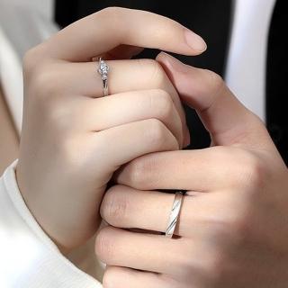 【MoonDy】戒指 純銀戒指 情侶對戒 結婚戒指 鑽石戒指 求婚戒指 對戒 指環 情侶戒指 情侶禮物 紀念禮物