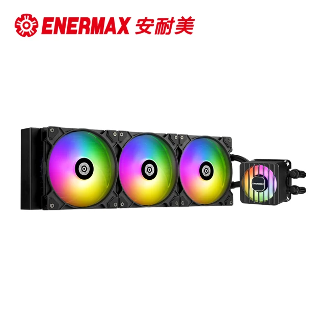 【ENERMAX 安耐美】風晶凌 LIQMAXFLO 420 ARGB 38mm厚排 CPU水冷散熱器 ELC-LMF420T-ARGB