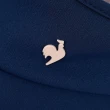 【LE COQ SPORTIF 公雞】高爾夫系列 女款藍綠色緞帶設計百搭遮陽帽 QLS0K182