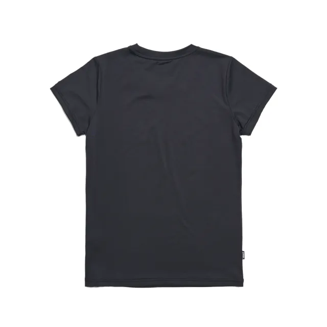 【EDWIN】女裝 涼感系列 大LOGO圓領短袖T恤(黑色)