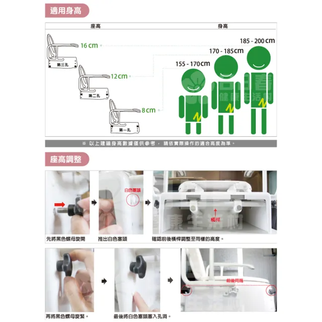 【光星NOVA】馬桶增高器。有扶手。高度可調整(適用傳統橢圓形馬桶 其他形狀不適用)