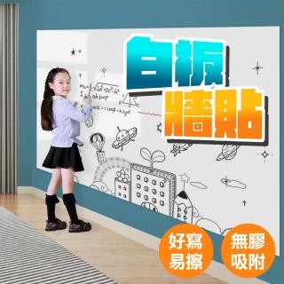 【kurumapop】靜電吸附白板貼 45cm*3米(兒童塗鴉牆/軟白板壁貼/靜電牆貼)