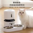 【meoof】膠囊寵物自動餵食器 按鍵版 5L 雙碗(雙電源可無線 語音呼喚 定時定量 台灣總代理)