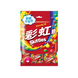 【Skittles 彩虹糖】混合水果口味量販包 樂享包 135g