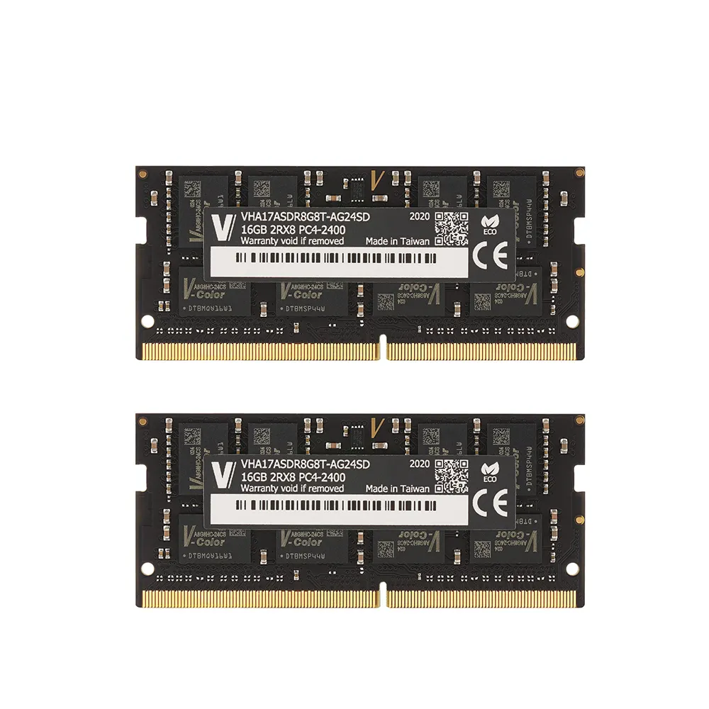 【v-color 全何】DDR4 2400 32GB kit 16Gx2 Apple專用筆記型記憶體(APPLE SO-DIMM)