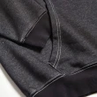 【EDWIN】男女裝 東京散策系列 鯛魚燒連帽長袖T恤(黑灰色)
