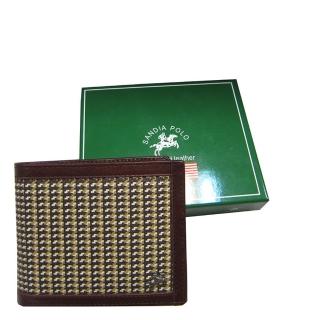 【SNOW.bagshop】母親節禮物 短夾專櫃男仕100%進口牛皮革(標準尺寸活動證件夾品牌高階禮盒)