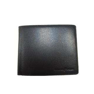 【SNOW.bagshop】母親節禮物 短夾專櫃男仕短夾(100%進口軟牛皮革標準尺寸固定證件夾附品牌禮盒)