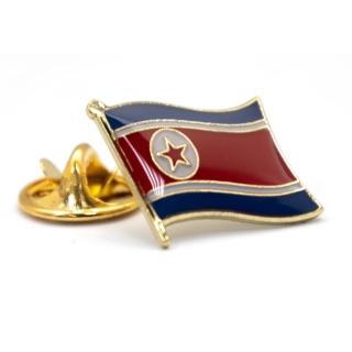 【A-ONE 匯旺】North Korea 北韓國家胸章 金屬胸章 國旗飾品 金屬徽章 辨識 紀念胸徽 西裝