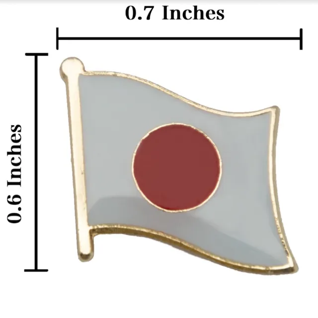 【A-ONE 匯旺】Japan 日本 國家胸針 國家飾品 愛國 國旗別針 辨識 西裝 時尚