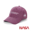 【NASA SPACE】正版授權太空系列 美式復古LOGO燈芯絨棒球帽/NA30006-14(紫)