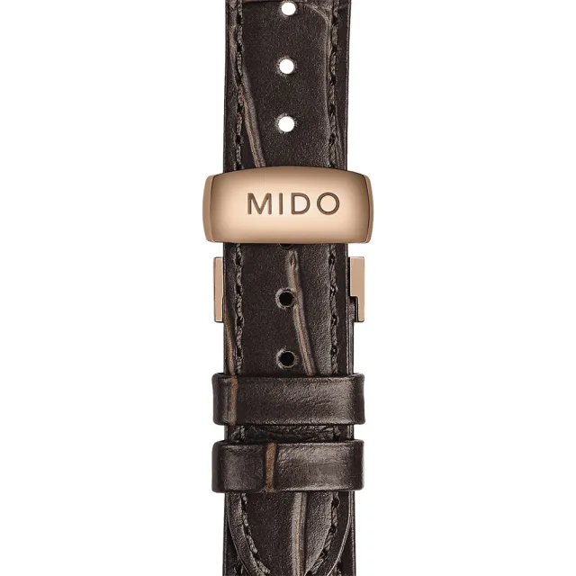 【MIDO 美度】官方授權M1 Baroncelli 永恆系列 鑽石機械女錶-30mm(M0372073604601)