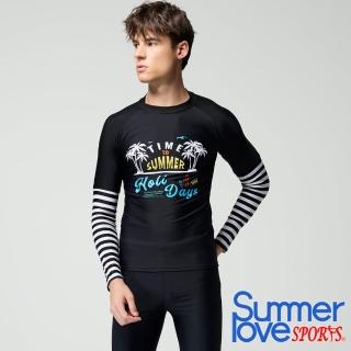 【Summer Love 夏之戀】SPORT大男長袖衝浪裝上衣(C23913)