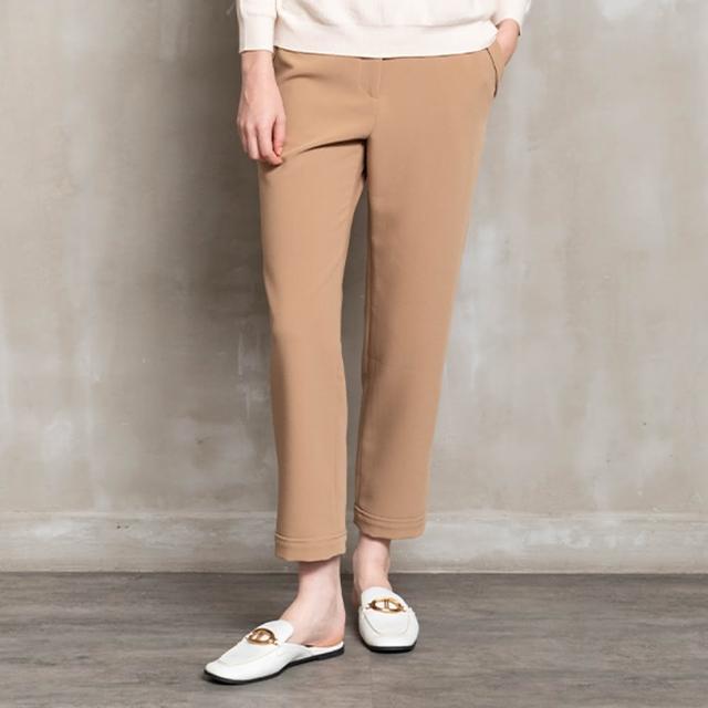 【perng yuh 芃諭名品】時諾知秋 厚雪紡 九分錐形褲(2023 AW Collection｜2C秋冬系列)