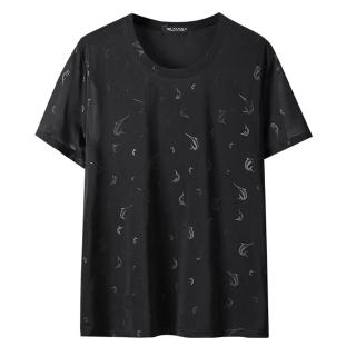 【CITY STAR】大尺碼印花冰絲短袖T恤(4XL-11XL/3款式)