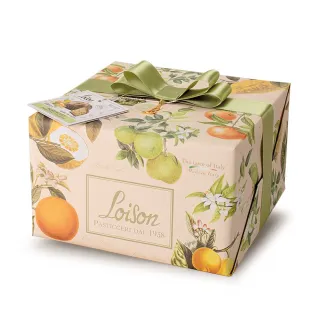【Loison】義大利 柑橘聖誕蛋糕 禮盒裝 1000g(聖誕麵包panettone潘那朵尼聖誕交換禮物)