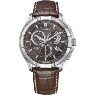【CITIZEN 星辰】光動能萬年曆手錶-42mm 男錶 畢業禮物(BL8160-07X)