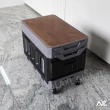 【AXL Global】露營收納箱含3英吋輪子 可當桌子的收納箱(折疊箱/置物箱/戶外箱/露營桌/附輪子)