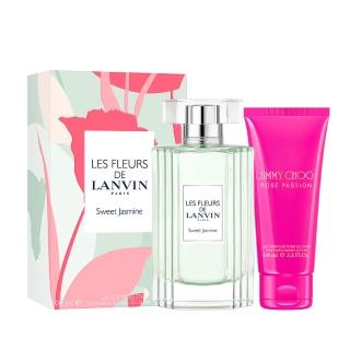 【LANVIN 浪凡】花語系列-甜美‧茉莉淡香水90ml(贈隨機身體乳100ml.專櫃公司貨)