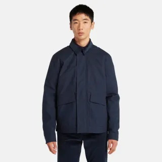 【Timberland】男款深寶石藍鋪棉外套(A2A48433)