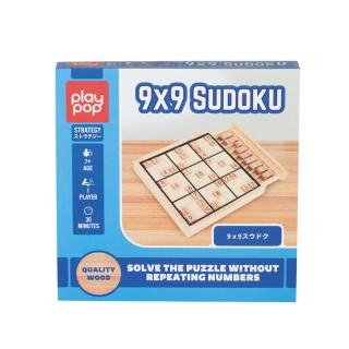 【ToysRUs 玩具反斗城】Play Pop 木製九宮格數獨(兒童 玩具 益智)
