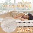 【LooCa】頂級乳膠100%蠶絲被(2入★限量出清)