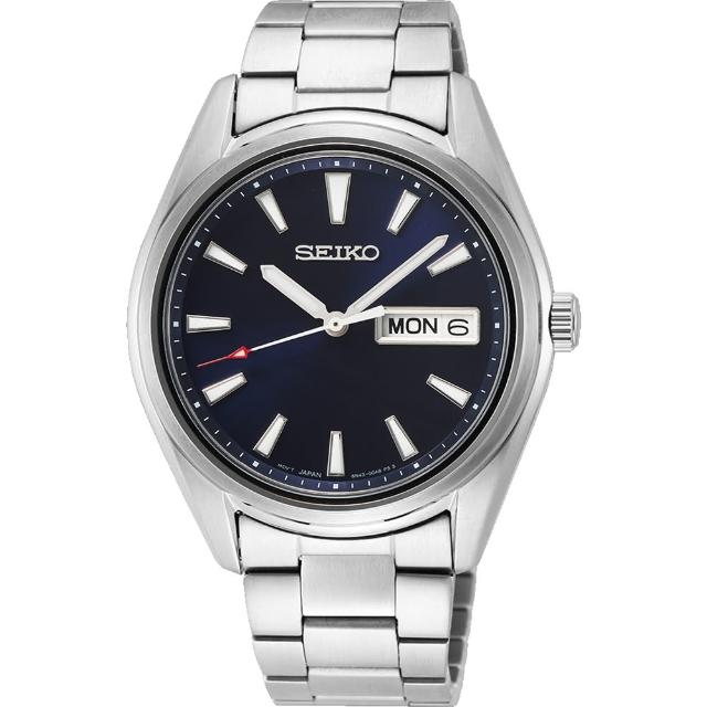 【SEIKO 精工】CS城市日曆女錶-藍/36mm 女王節 春夏推薦(6N43-00B0B SUR347P1)