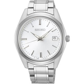 【SEIKO 精工】CS 時尚石英手錶-銀/39mm 520禮物 送禮(6N52-00A0S SUR307P1)