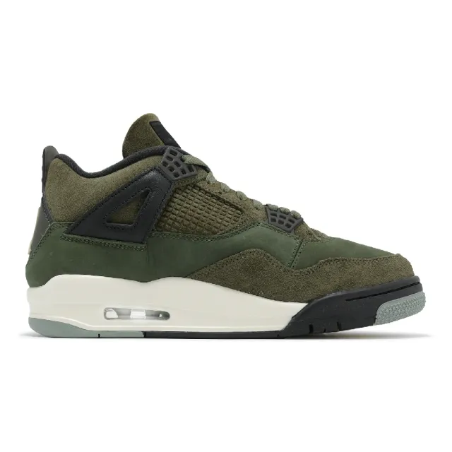 NIKE 耐吉】Air Jordan 4 Retro SE Craft Medium Olive 綠男鞋4