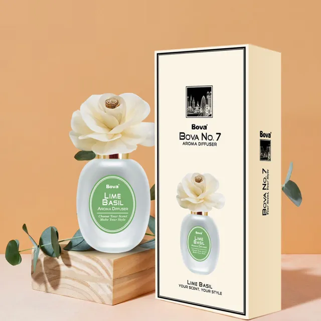 【Bova 法柏精品香氛】花漾經典擴香3入組 擴香瓶x1+補充瓶x2(4款香味 香氛 擴香 送禮) 禮物)