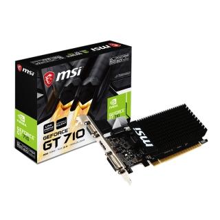 【MSI 微星】GT710 2GD3H LP 顯示卡(建議300瓦以上/14.6公分/靜音版)