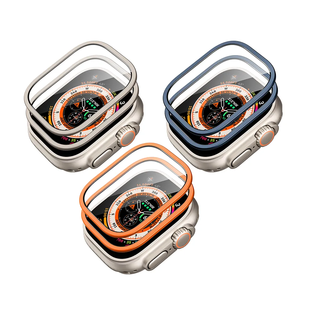 【ESR 億色】Apple Watch Ultra 2022/2023 全覆蓋高清鋼化玻璃膜 2片裝