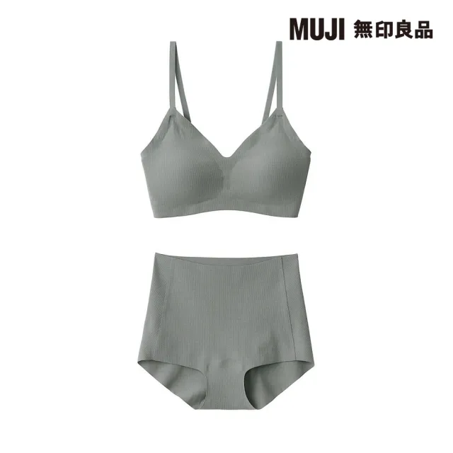 【MUJI 無印良品】女棉混舒適螺紋內褲(共4色)